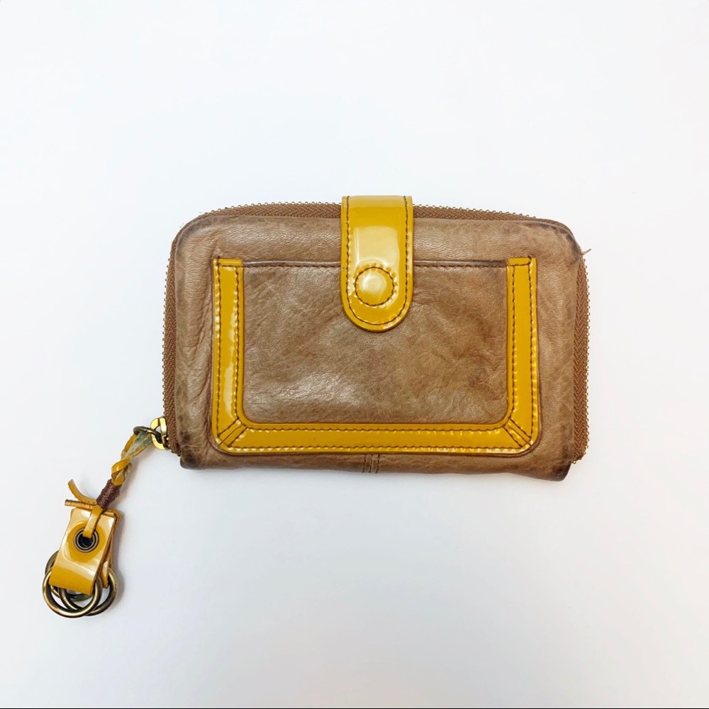 Vintage brown leather wallet